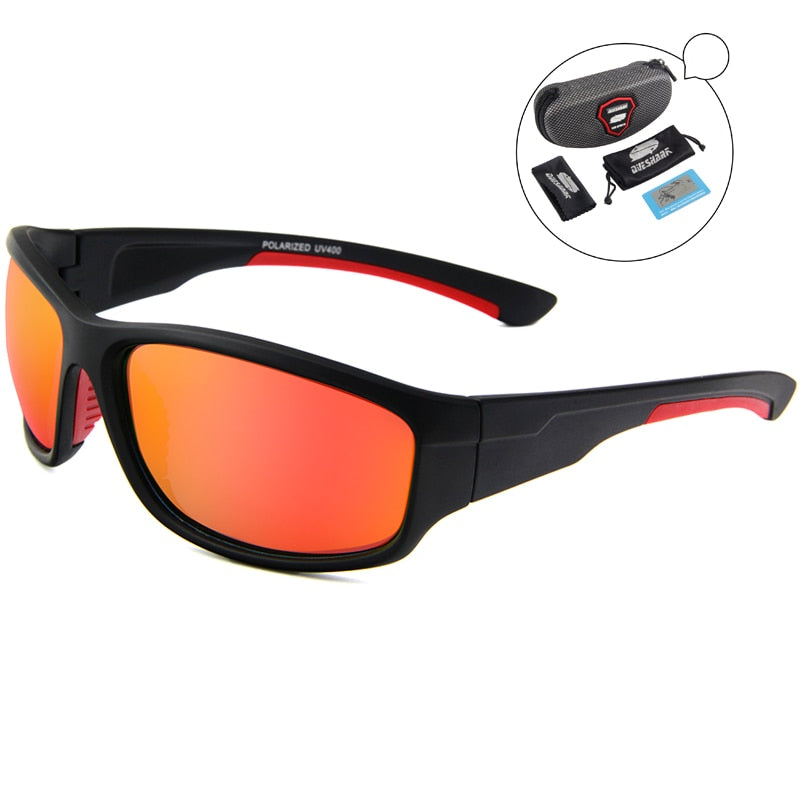 Queshark - óculos de sol polarizado com proteção UV400